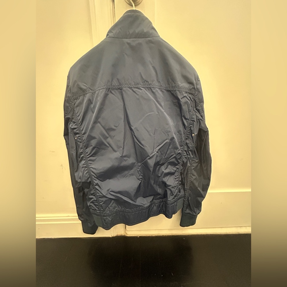 Moncler Men's Navy Windbreaker Size 3 - Picture 4 of 8
